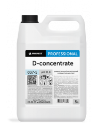 D-Concentrate 5 л., универсальный низкопенный моющий концентрат